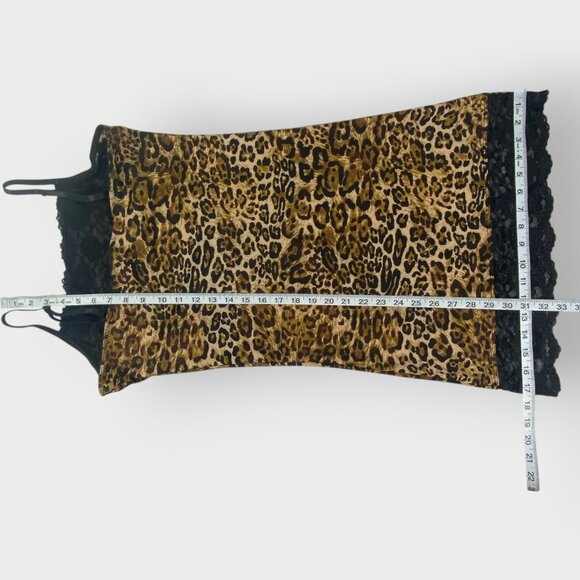 Marilyn Monroe Womens Slip Dress | 1X | Animal Print Lace | Sexy Boudoir - Picture 7 of 8